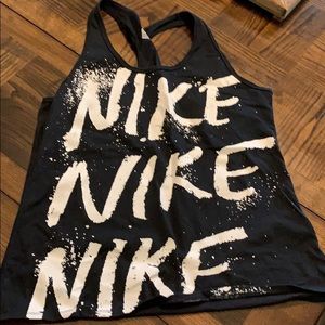 Black NIKE tank